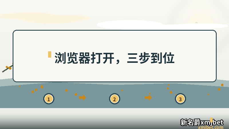 xmjbet网页版 的浏览器打开三步